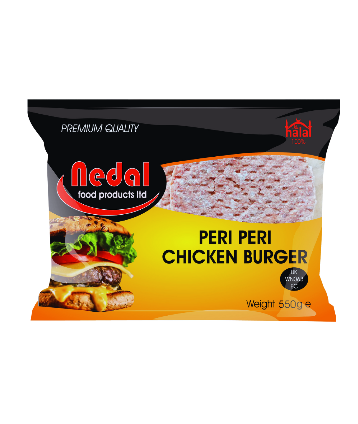 Nedal Peri Peri Chicken Burger