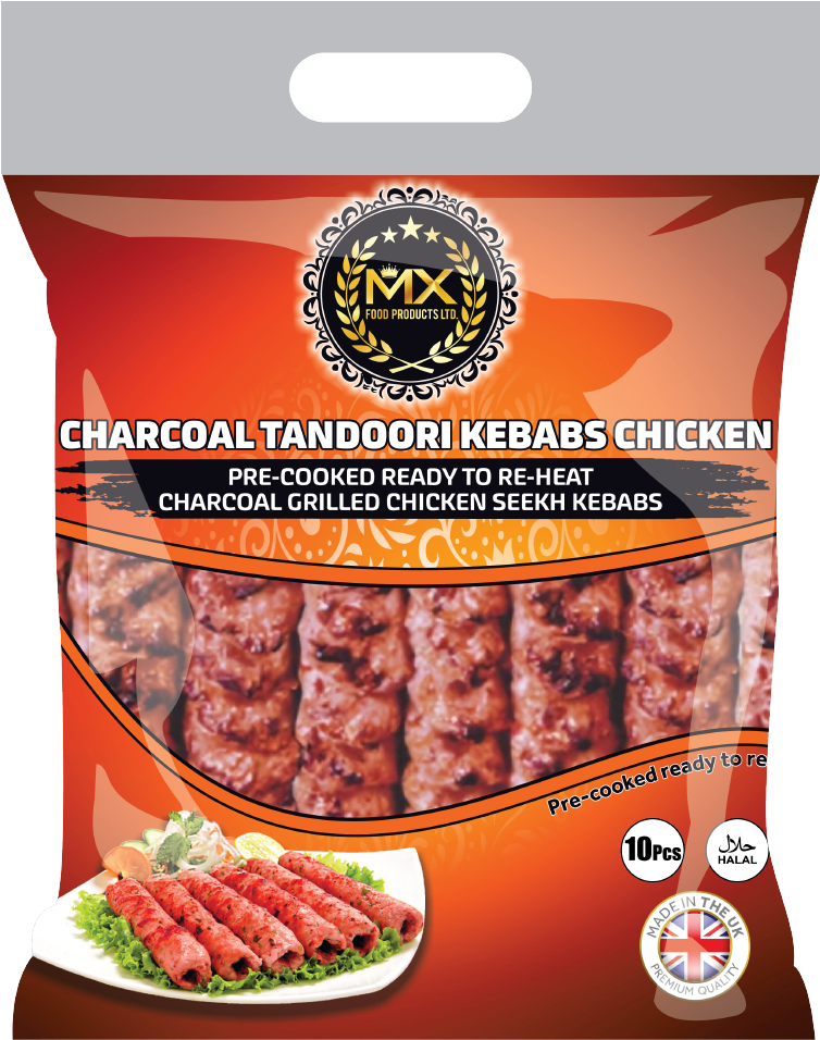 Charcoal Chicken Tandoori Kebabs