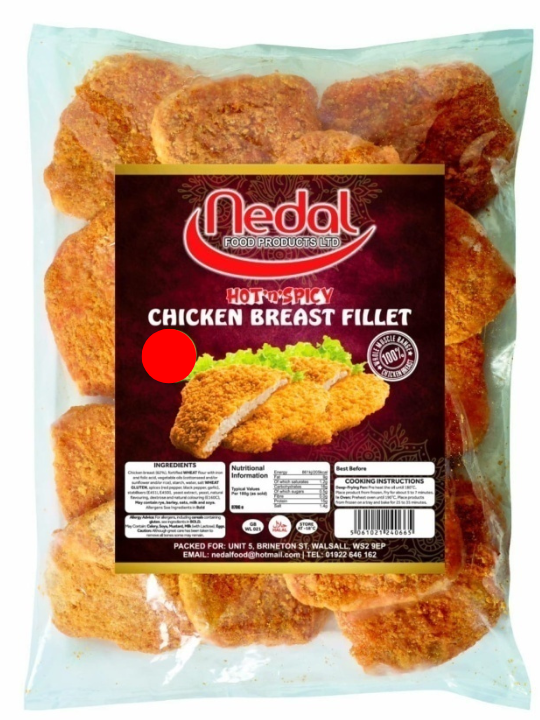 Hot & Spicy Chicken Breast Fillets